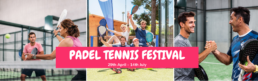 padel tennis festival banner